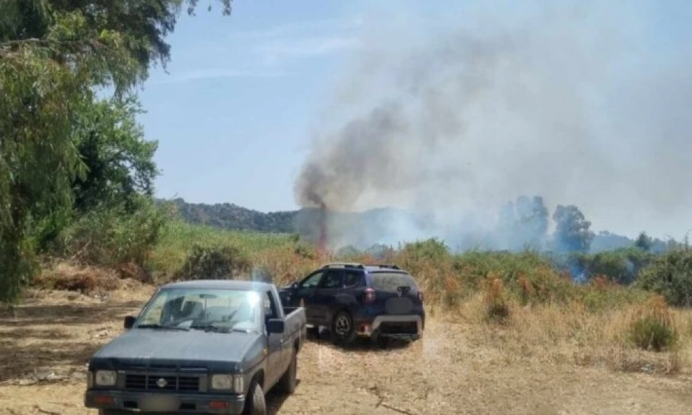 Φωτιά κοντά σε καταυλισμό Ρομά στην Σπάρτη - Προληπτική απομάκρυνση οικογενειών